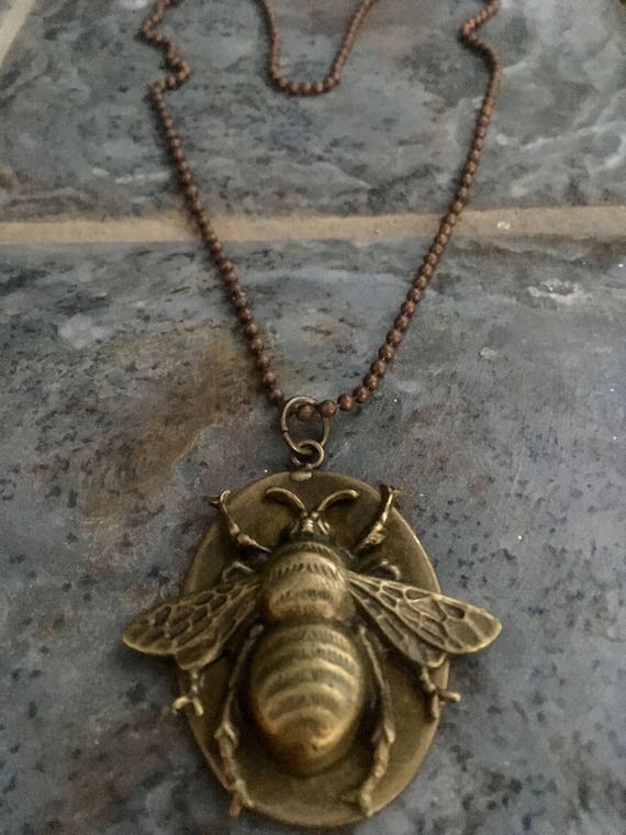 Jewelry, Necklace, Steampunk Necklace, Fly Necklace, Pendant Necklace, Steampunk Jewelry, Jewelry