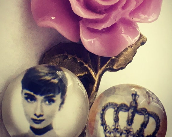 Accessories, Hair Accessories, Bath and Beauty, Bobby Pins, Hair Pins, Hair Barrettes, Flower Bobby Pins, Rose Bobby Pin, Hair FOBS