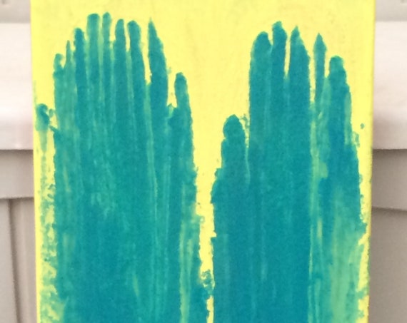 Abstract Art Home Decor, Original Painting Spraypaint Graffiti Art