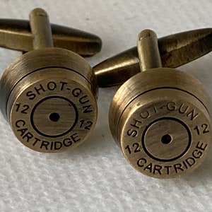 Ręcznie robione spinki do mankietów z muszli pistoletowej, prezenty dla mężczyzn, dodatki do garniturów i krawatów