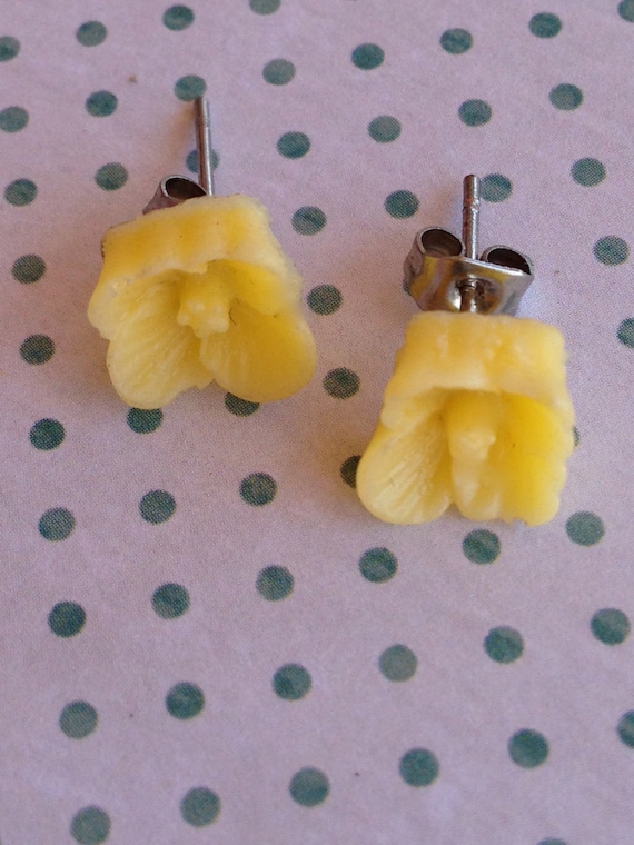 Handmade Girls Flower Post Earrings