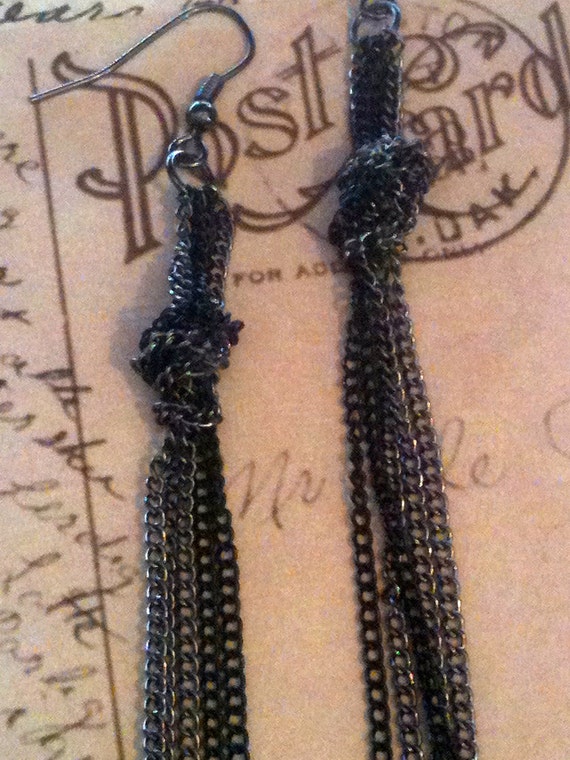 Metal Chain Earrings for Women, Dangle and Drop Earrings, Long Earrings, Fashion Earrings, Gifts for Her