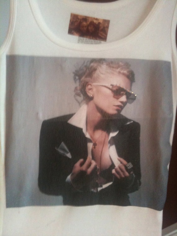 Handmade Gwen Stefani T-Shirt, Tops and Tees, Graphic Tees, Clothing for Women