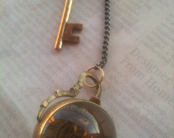 Handmade Pocket Watch Necklace for Her