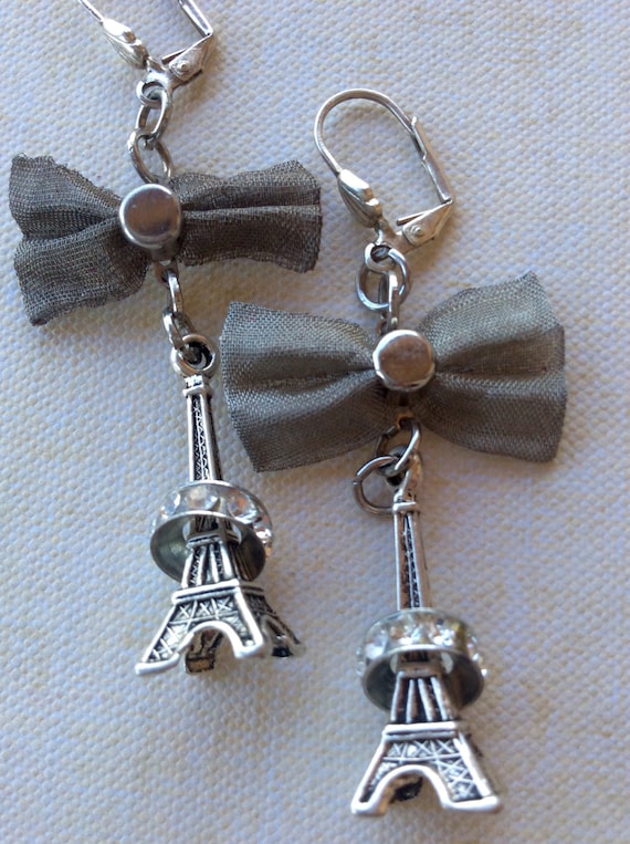 Handmade Eiffel Tower Dangle and Drop Earrings for Women