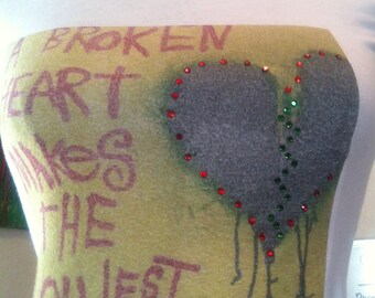 Handmade with Swarovski Rhinestones T-Shirt featuring work by Las Vegas Artist Nay