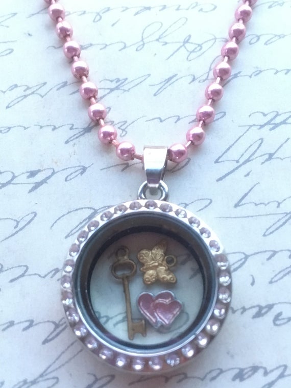 Floating Lockets, Floating Charm Lockets, Floating Locket Charms, Floating Locket, Floating Charms, Floating Charm Necklace, Mini Lockets