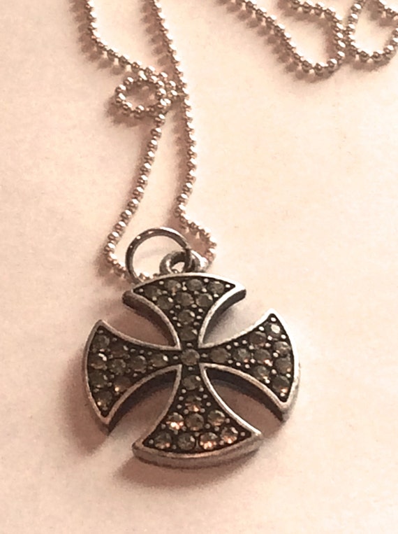 Silver Celtic Cross Necklace for Men, Jewelry for Men, Unisex Necklace