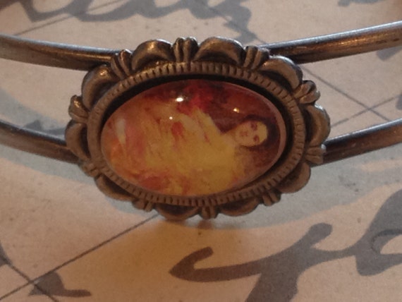 Bracelet for Women, Cameo Bracelet, Adjustable Bracelet, Vintage Lady Cameo, Bangle Bracelet, Cuff Bracelet