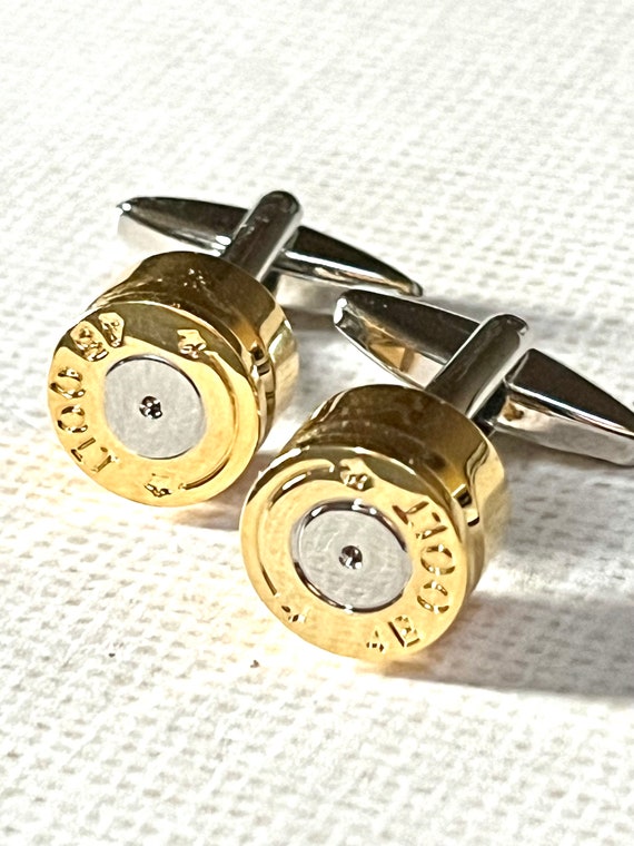 Handmade Bullet Cuff Links for Men