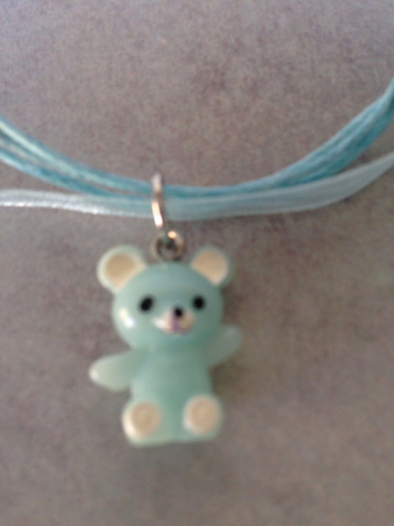 Teddy Bear Children's Necklace Girls or Toddler Jewelry