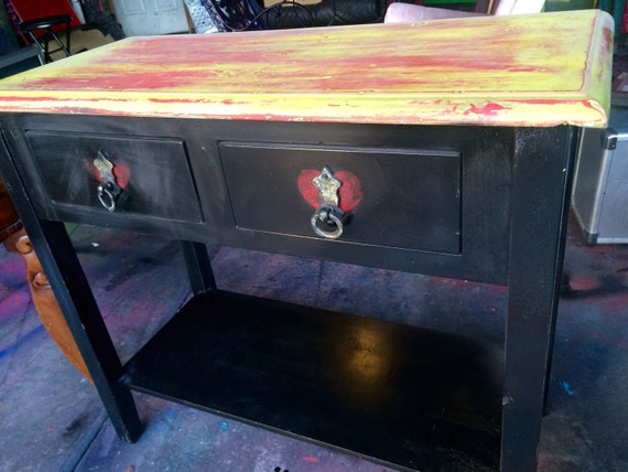 Vintage Furniture, Distressed Furniture, Upcycled Furniture, Painted Furniture, Repurposed Furniture, Console Table, Reclaimed Furniture