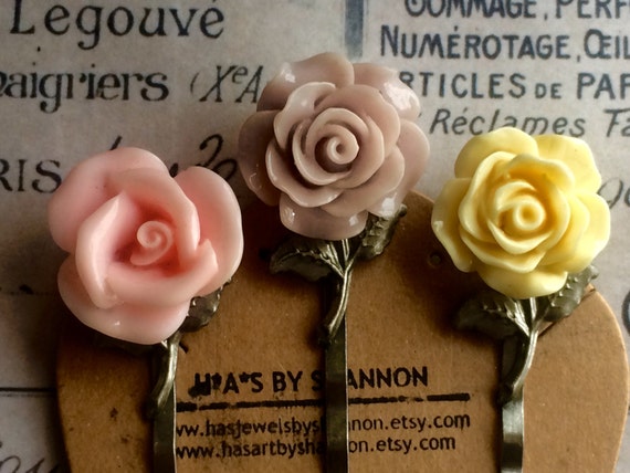 Hair Accessories, Hair Pins, Rose Hair Accessories, Bobby Pins, Vintage Hair Pins, Women's Hair Pins, Wedding Hair Pins, Trending Hair Pins