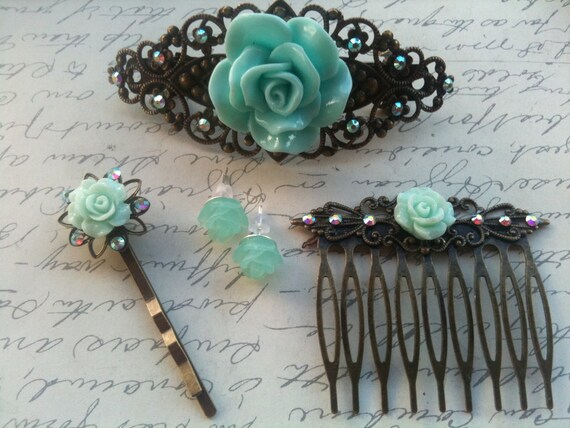 Bobby Pins, Hair Accessories, Flower Bobby Pins, Hair Pins