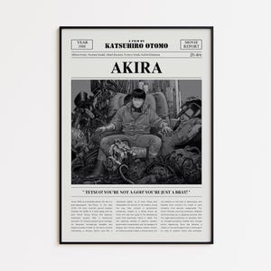 アキラ 1988 大友克洋 日本ちらし映画ポスター フライヤー B5 - Etsy 日本
