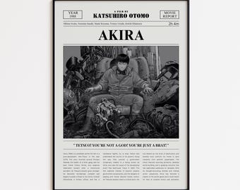 Akira 1988 Katsuhiro Otomo Japanese Chirashi Movie Poster Flyer B5