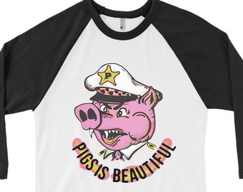 Pigs Is Beautiful T-Shirt Horror Movie tee Funny Captain Spaulding Shirt Men's Horror Gift Funny Pig Shirt