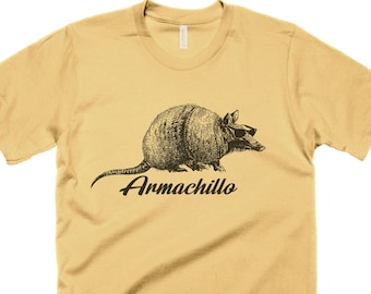 Camiseta divertida de armadillo - Camiseta vintage de animales Armachillo