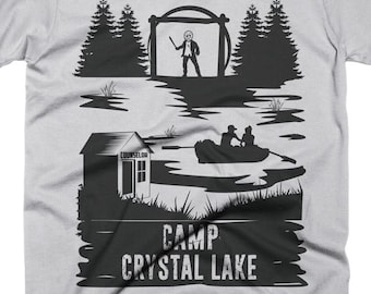 Camiseta de Camp Crystal Lake, camiseta de terror de Viernes 13