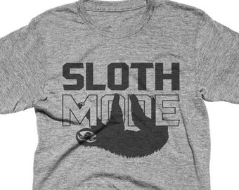Sloth Mode T-Shirt: Funny Graphic Tee for Men & Women