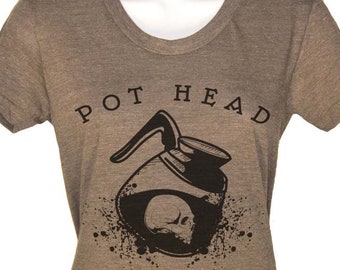 Pot Head Shirt, Coffee Shirt, Funny Coffee Shirts, Coffee Gift, Coffee Brown, Womens, Mens Shirts, Funny Tshirts, Caffine Queen, Soft Shirt