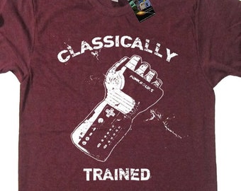 Classically Trained T-Shirt, Retro Shirt, Gamer Gifts, Vintage Shirts