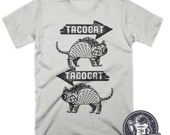タコキャットTシャツ：面白いグルメグラフィックTシャツ