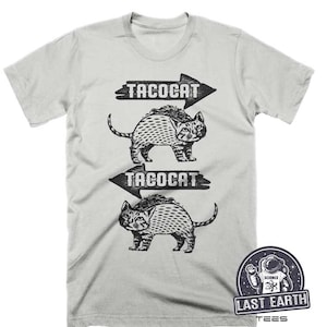 Camiseta de gato taco, regalo gastronómico, camiseta divertida de gato para hombre, mujer y niño.