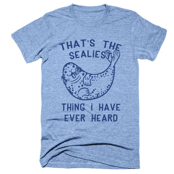 Seal Shirt, Cute Seal T-Shirt, Mens Seal T Shirt, Womens Beachy Shirt, Beach Tee, Cute Sealiest Seal Shirt, Seal Lover Gift, Ocean Shirts