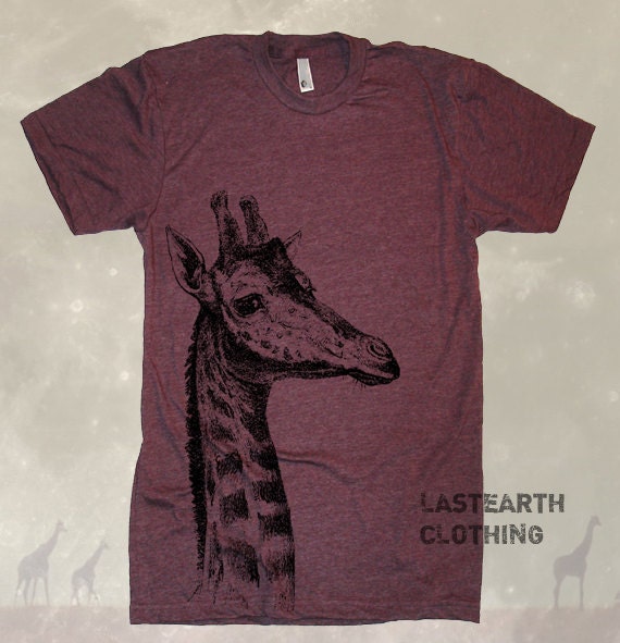 mens giraffe print shirt
