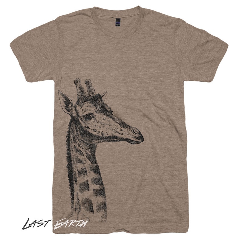 Giraffe T Shirt Graphic Tee Matching Family Zoo Shirt Men Women Kids Toddlers image 2