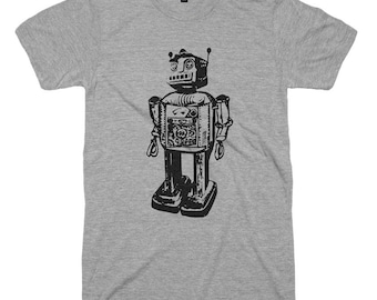 Camiseta infantil vintage de robot - Camiseta de ciencia ficción y tecnología - Ideas de regalo de cumpleaños para niños - Camisetas unisex para niños - Camiseta infantil - Camisetas para la vuelta al cole