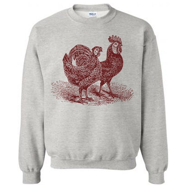 Rooster Sweater Etsy