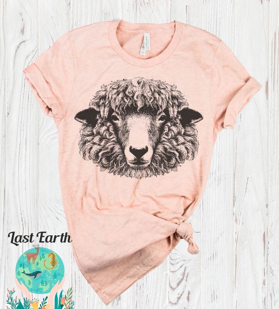 Camisa Ram Camisa de oveja Estampados de animales Bella Canvas Camisa para hombre Camisas para mujer Camisa con cara de animal Camisetas graficas Camisas vintage Etsy Espana