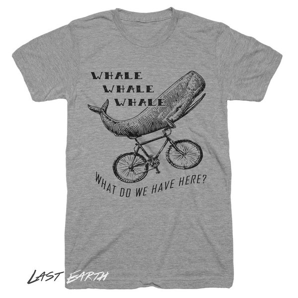Funny Whale T Shirt Nautical Gift Tshirts For Mens Womens Kids Bicycle Geek Tech Tees Beach Whale Boyfriends Husbands Birthday Gift T-Shirts