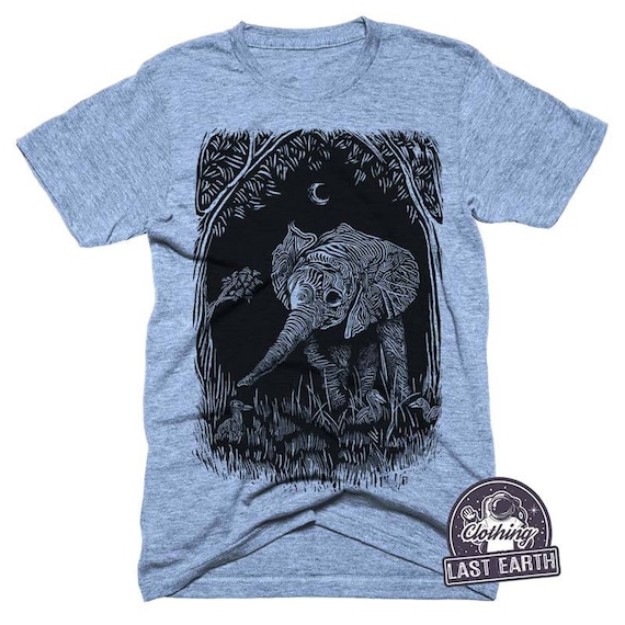 Elephant Shirt | Soft Tri Blend Shirt | Nature Shirts | Camping