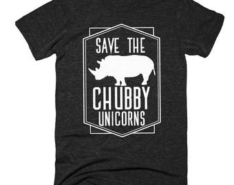 Save The Chubby Unicorn Shirt, Rhinoceros T-Shirt, Animal Print