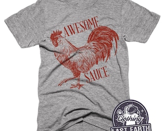 Camiseta engraçada com estampa de molho picante de frango: Presente perfeito para amantes da gastronomia.