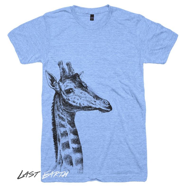 Giraffe T Shirt Graphic Tee Matching Family Zoo Shirt Men Women Kids Toddlers image 1