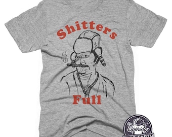 Shitters Full T-shirt, Roliga Jultröjor, You Serious Clark, Tröja, Linne, Herr, Dam, Barnpresenter, Roliga Jultröjor