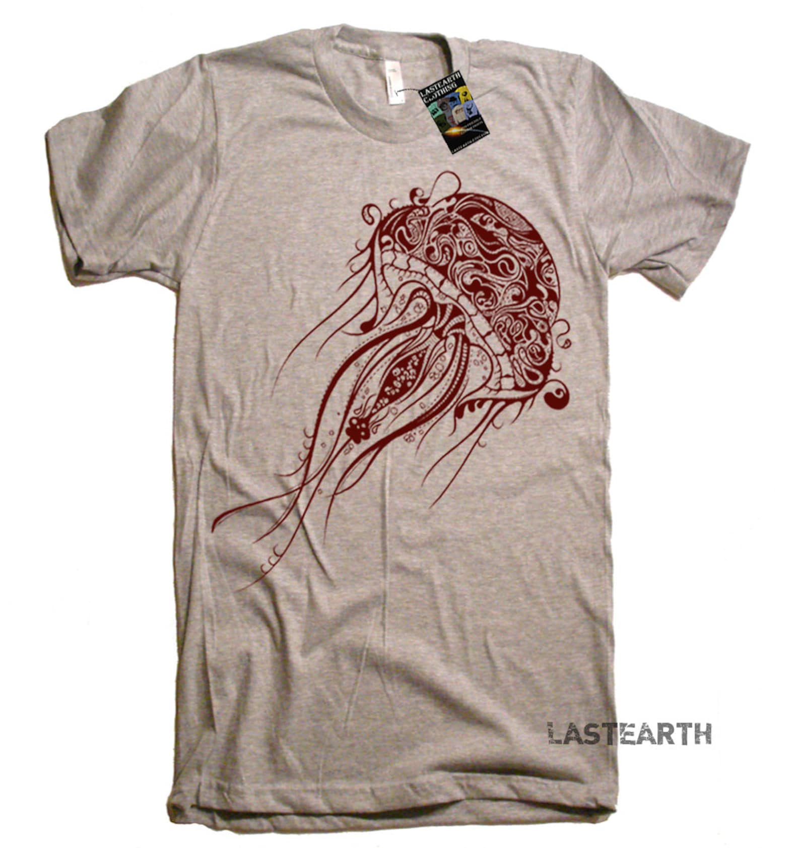 Jellyfish Tshirt Nautical Tshirts Novelty Mens Tshirts Beach Etsy