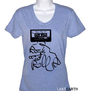 Vintage Music Cassette Tape T-Shirt, Rock and Roll Tee