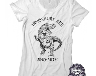 Dinosaurs Are Dinomite T-Shirt, Funny Trex Shirt, Tank Top, Hoodie, Gifts