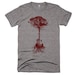 Guitar T-Shirt, Tree Shirt, Forest Print, Mens Shirts, Womens Graphic Tees, Gift 