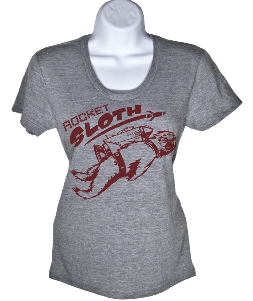 Rocket Sloth Shirt Sloth Gifts Unisex Tshirts Womens Graphic | Etsy