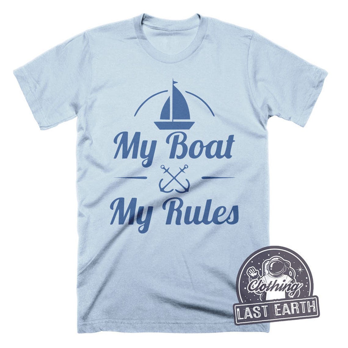 Boat Captain Tshirt My Boat My Rules Mens Womens Kids Etsy