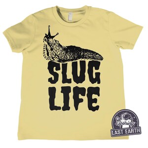 Kids Slug Life T-Shirt: Funny Snail Graphic Tee
