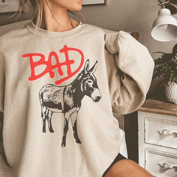 Bad Ass Sweatshirt, Bad Ass Mom Sweatshirt, Tough as a Mother Sweatshirt, Mom Gift, Gifts for Her, Women Empowerment Shirt, Funny Donkey Tee