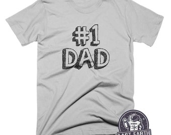 Dad T-Shirt, #1 Dad Shirt, Worlds Best Father, Best Dad Gift, Mens Funny Tshirts