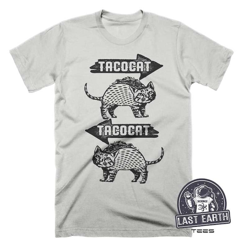 Taco Cat T-shirt: Rolig matälskare med grafisk design bild 1